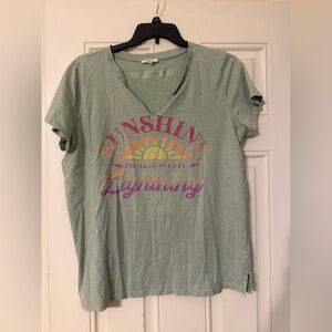 Maurices Sunshine Graphic Tee - Light Green